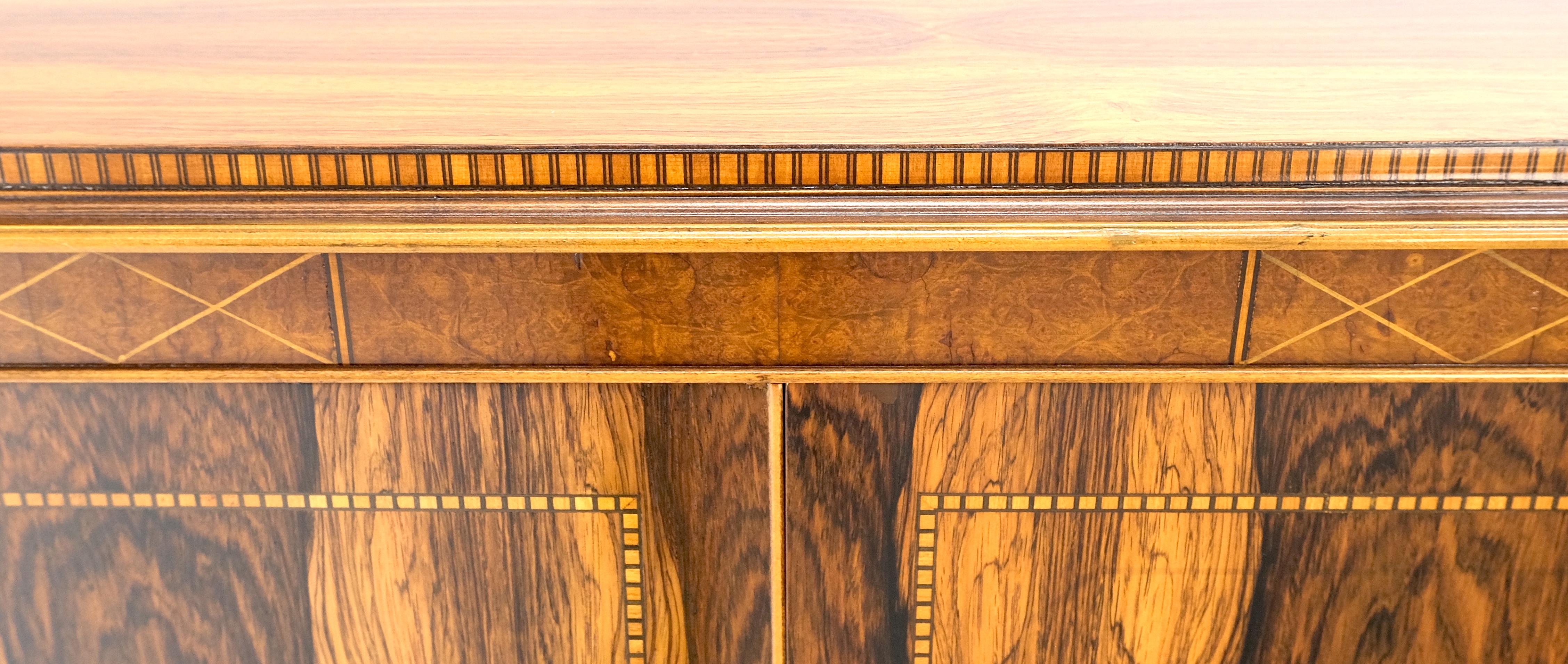 Palissandro francese Art Deco Credenza a due ante con un cassetto MINT! in vendita 2