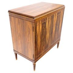 Rosewood French Art Deco Two Doors Server Sideboard One Drawer Credenza MINT!
