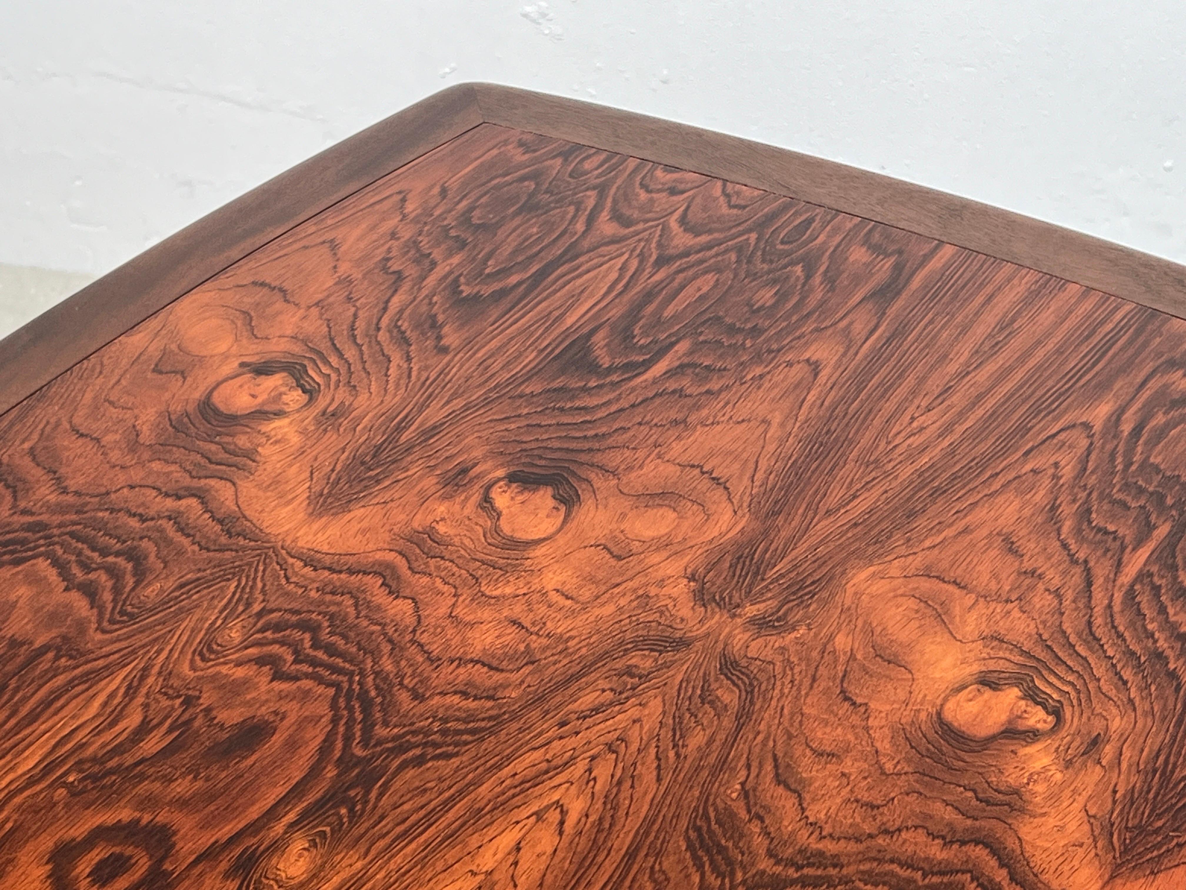 Rosewood Game Table by Edward Wormley for Dunbar For Sale 7
