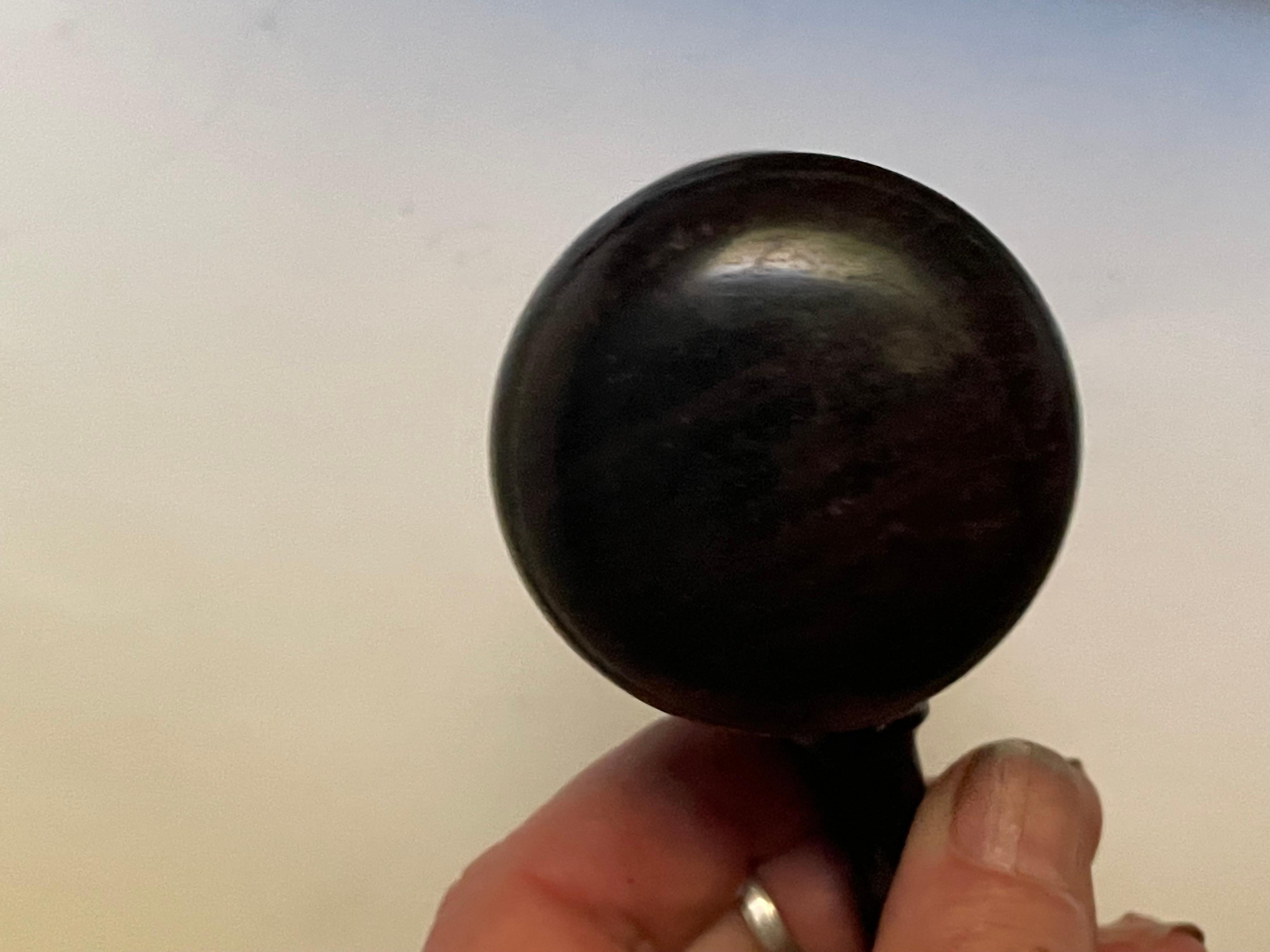 Mazo de Juez Subastador tallado en madera dura de palisandro Palo de rosa en venta