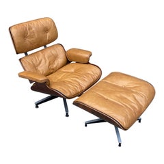 Rosewood Herman Miller Eames Lounge Chair and Ottoman