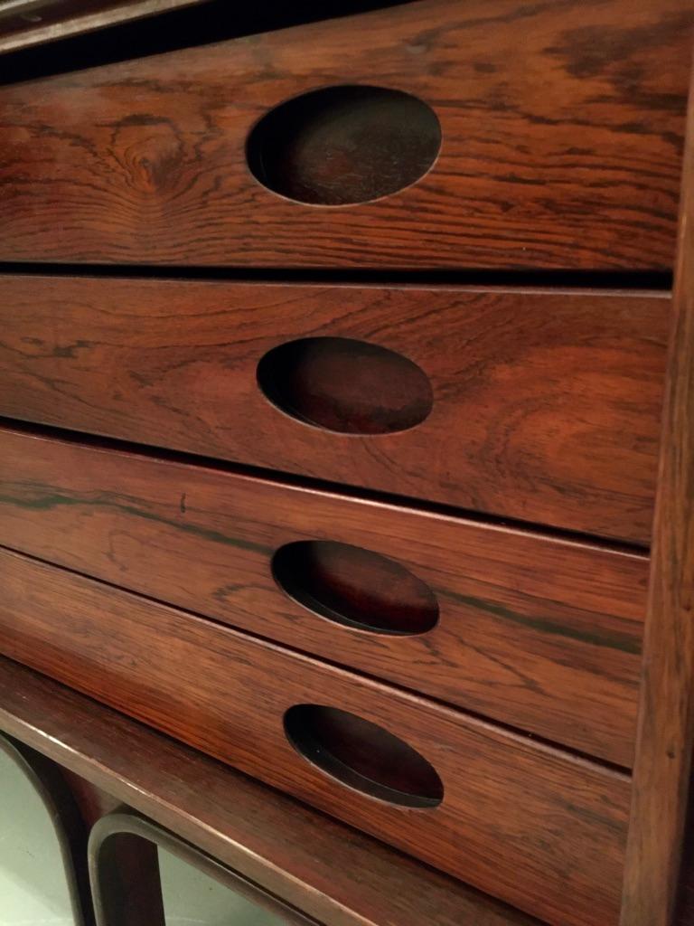 Rosewood Highboard by Gianfranco Frattini Produced by Bernini, Italy ca. 1957 7