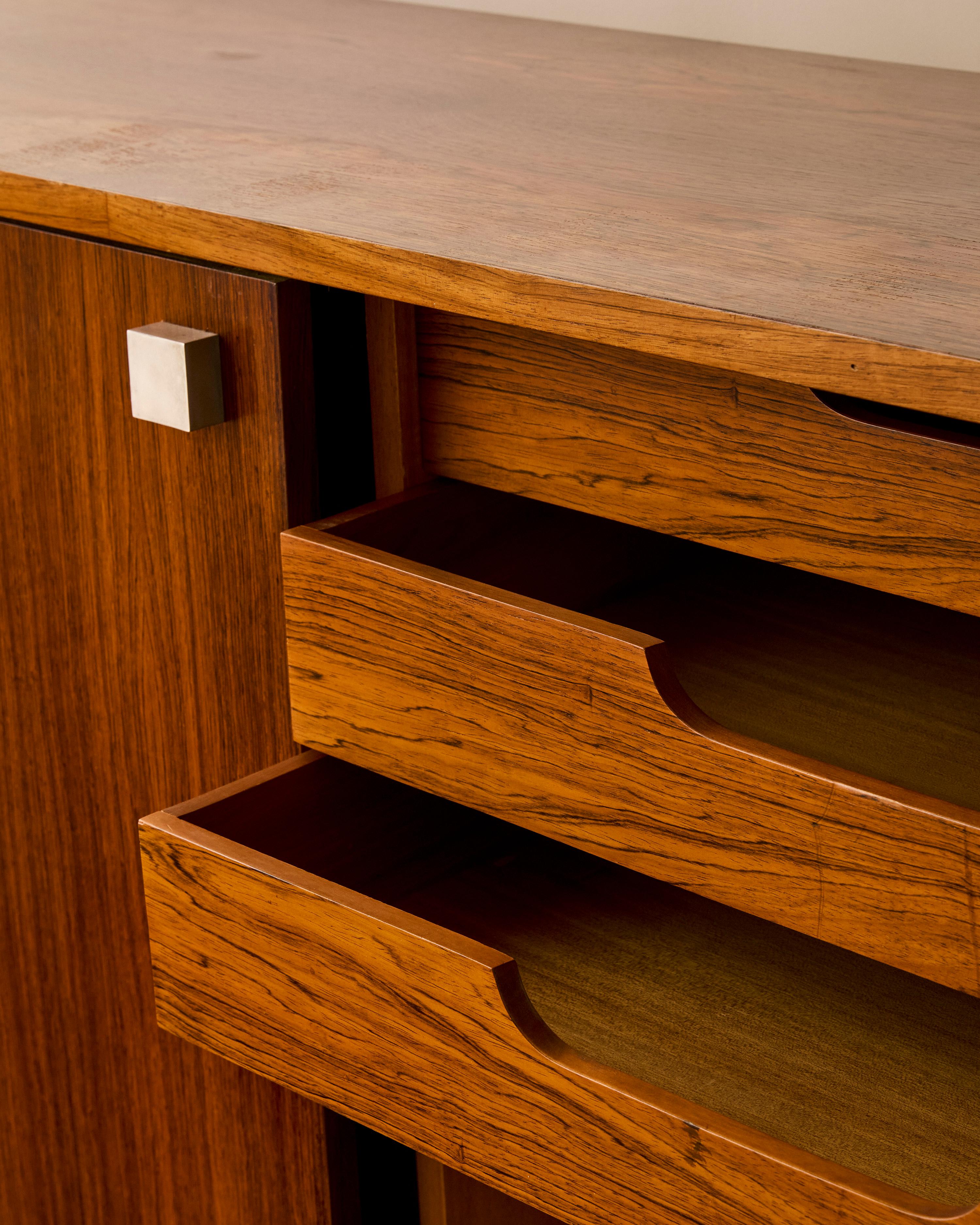 Rosewood Highboard Cabinet by Alfred Hendrickx im Angebot 7