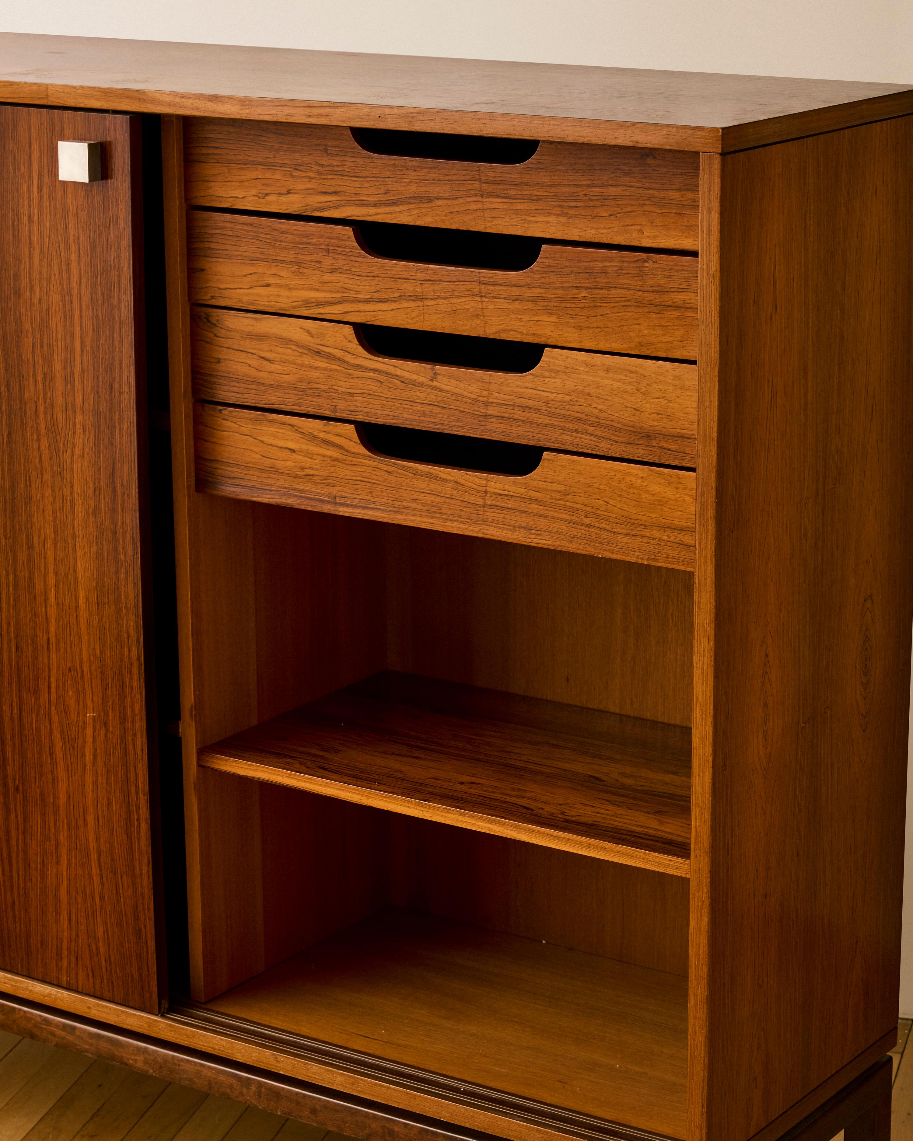 Rosewood Highboard Cabinet by Alfred Hendrickx im Angebot 9