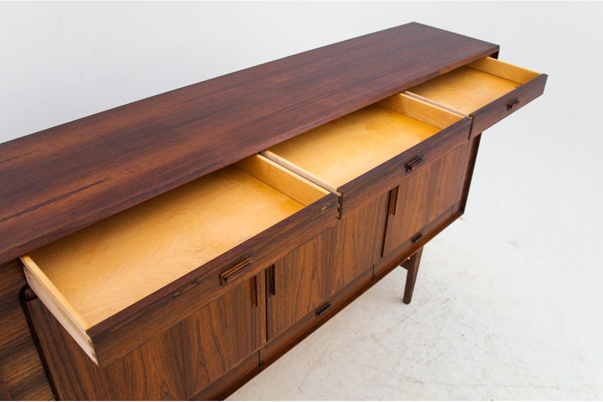 Mid-20th Century Rosewood Highboard, Danish Design, 1960s For Sale