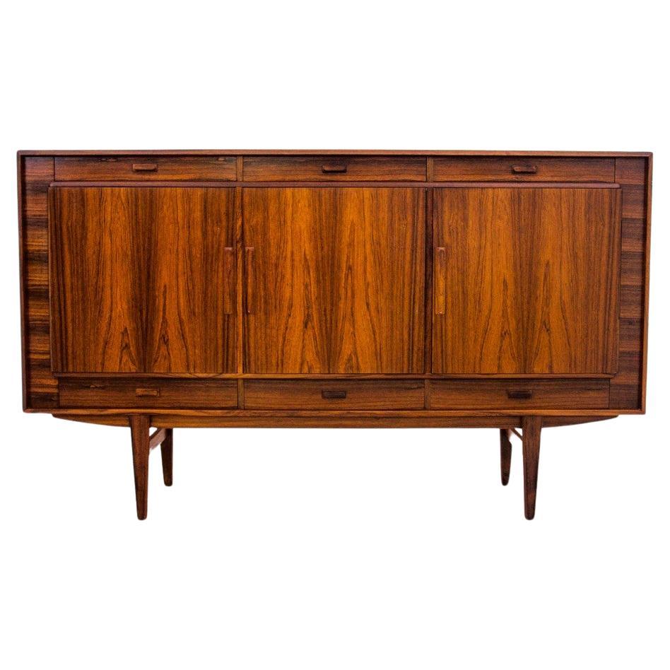Tablero alto de palisandro, diseño danés, años 60