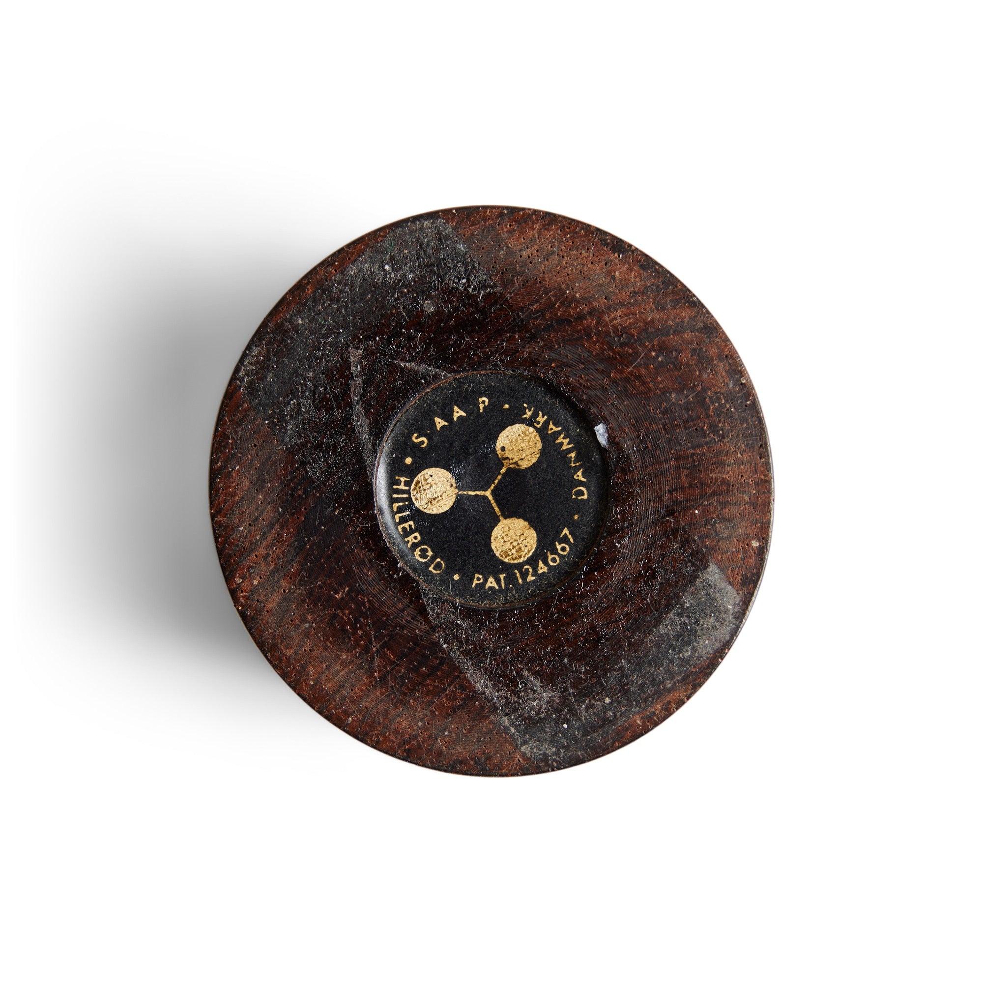 Rosewood Holder by Sven Petersen for Hillerød In Excellent Condition For Sale In Sagaponack, NY