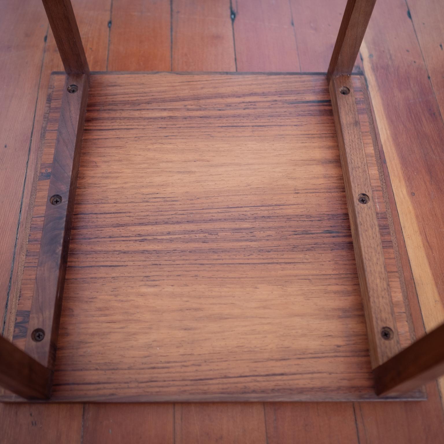 Rosewood Kai Kristiansen Nesting Cube Tables For Sale 5