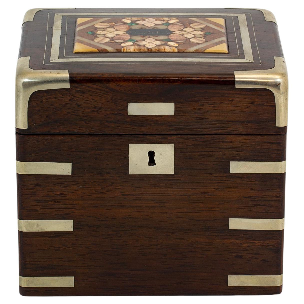 Rosewood Karlsbad Tea Caddy