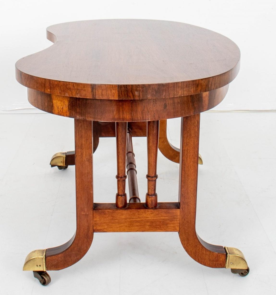 Rosewood Kidney-Shaped Low Table In Good Condition For Sale In New York, NY