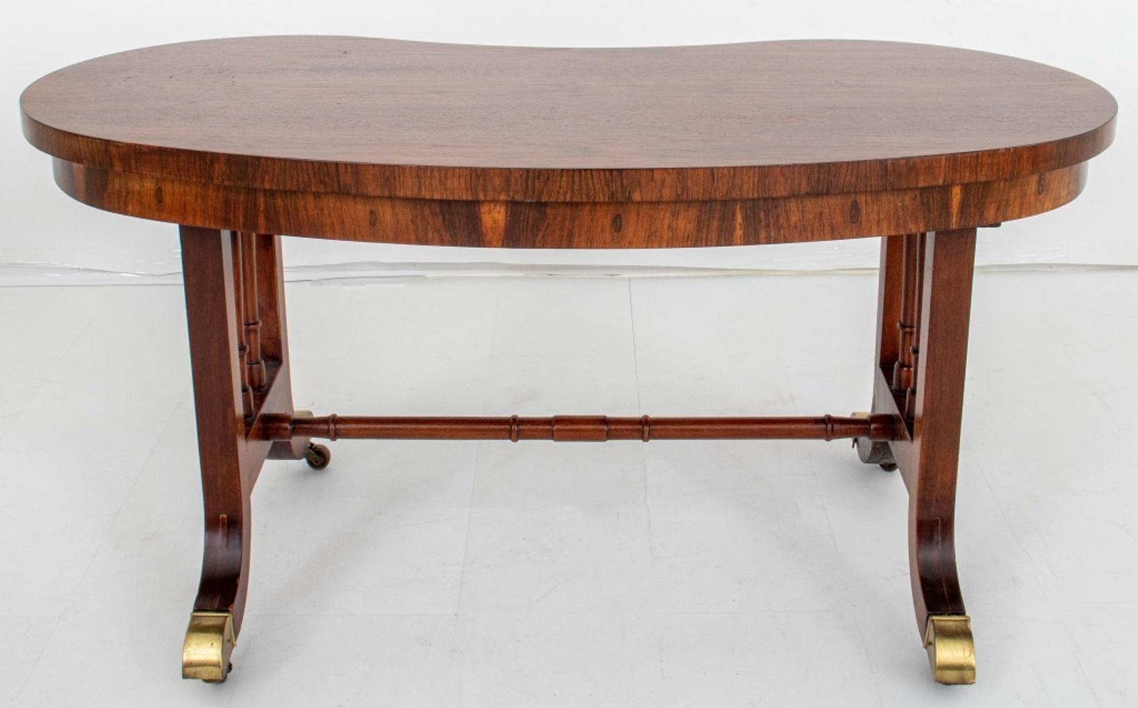 20th Century Rosewood Kidney-Shaped Low Table For Sale