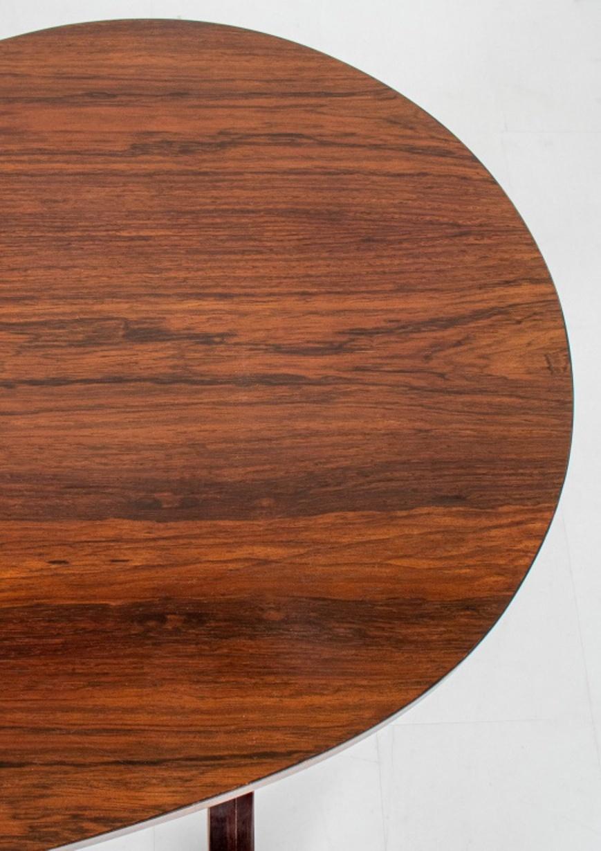 Rosewood Kidney-Shaped Low Table For Sale 2