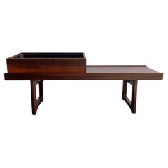 Vintage Rosewood "Krobo" Table/Bench By Torbjørn Afdal For Bruksbo, Norway