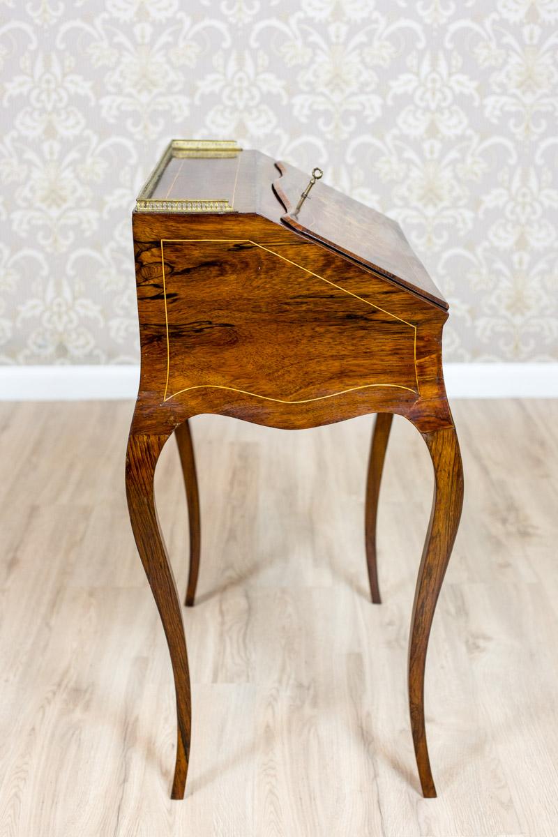 European Rosewood Ladies Writing Desk, circa 1920-1930