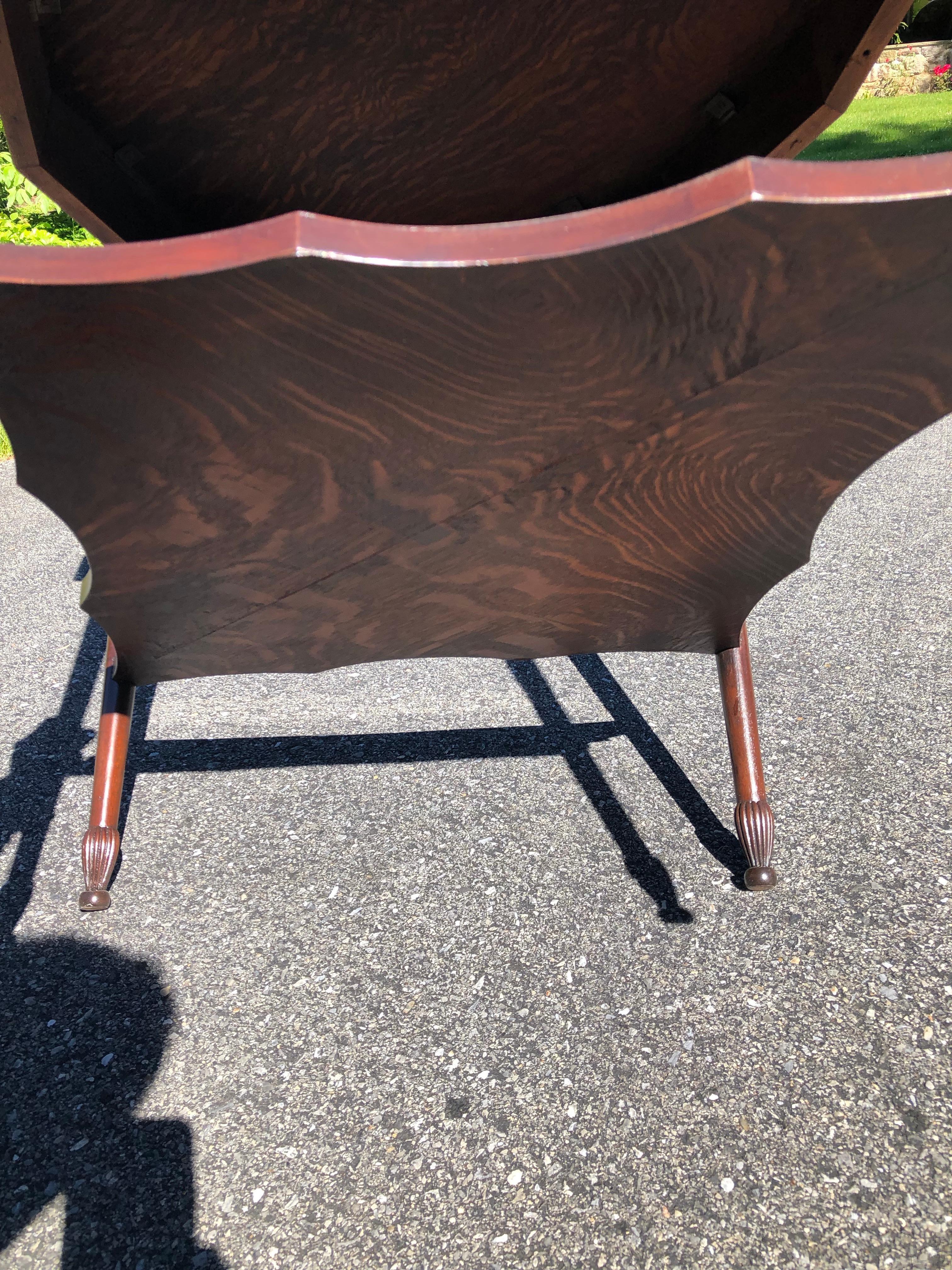 Rosewood Late Art Deco Center Table, France For Sale 5