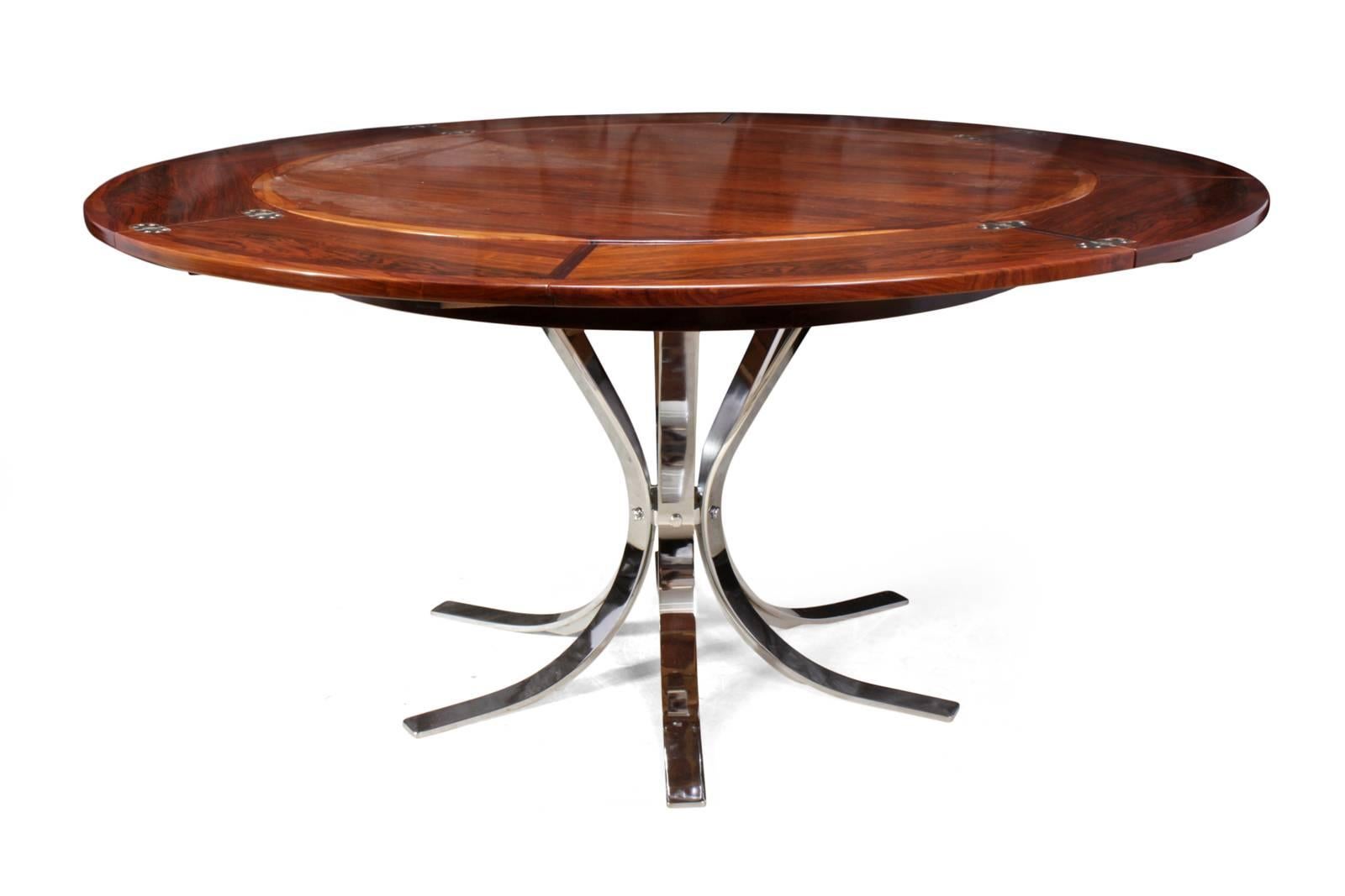 Rosewood Lotus Flip-Flap Table by Dyrlund 1