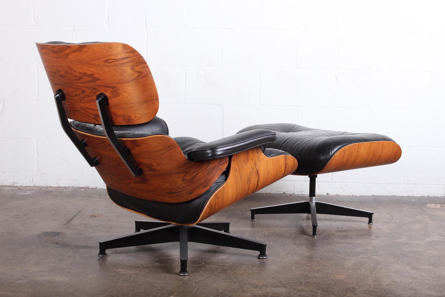 Rosewood Lounge Chair and Ottoman by Charles Eames for Herman Miller 6
