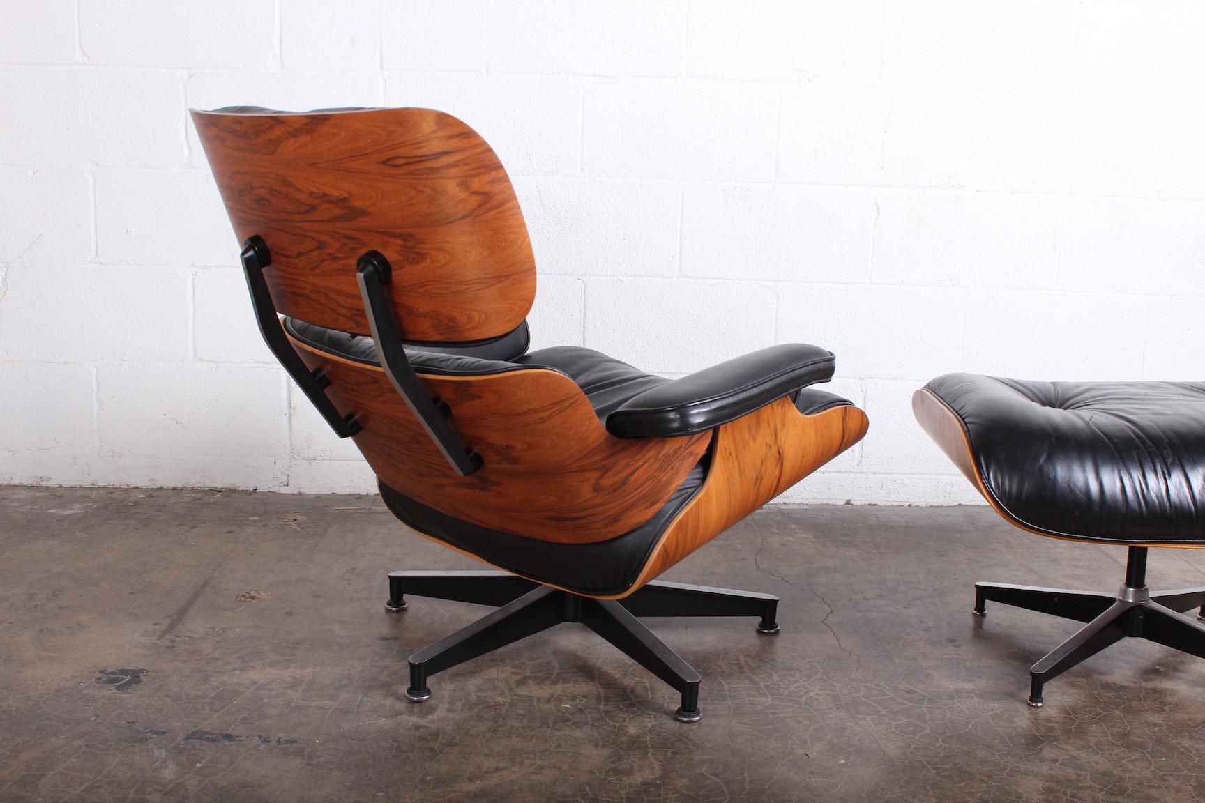 Rosewood Lounge Chair and Ottoman by Charles Eames for Herman Miller 3