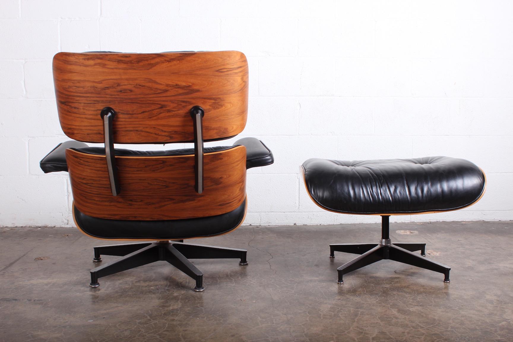 Rosewood Lounge Chair and Ottoman by Charles Eames for Herman Miller 5