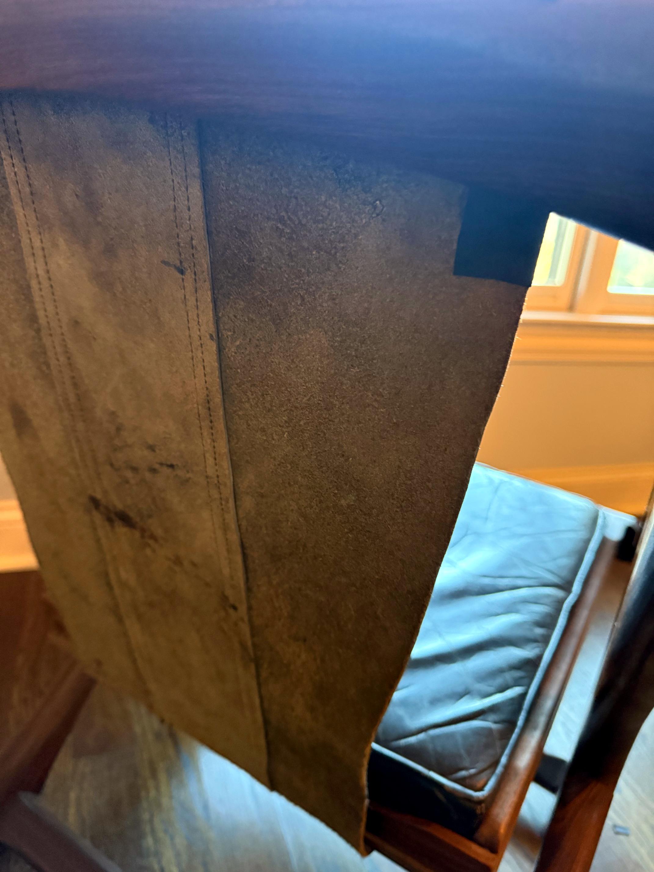 Loungesessel und Ottomane aus Palisanderholz, Don Shoemaker (Leder) im Angebot