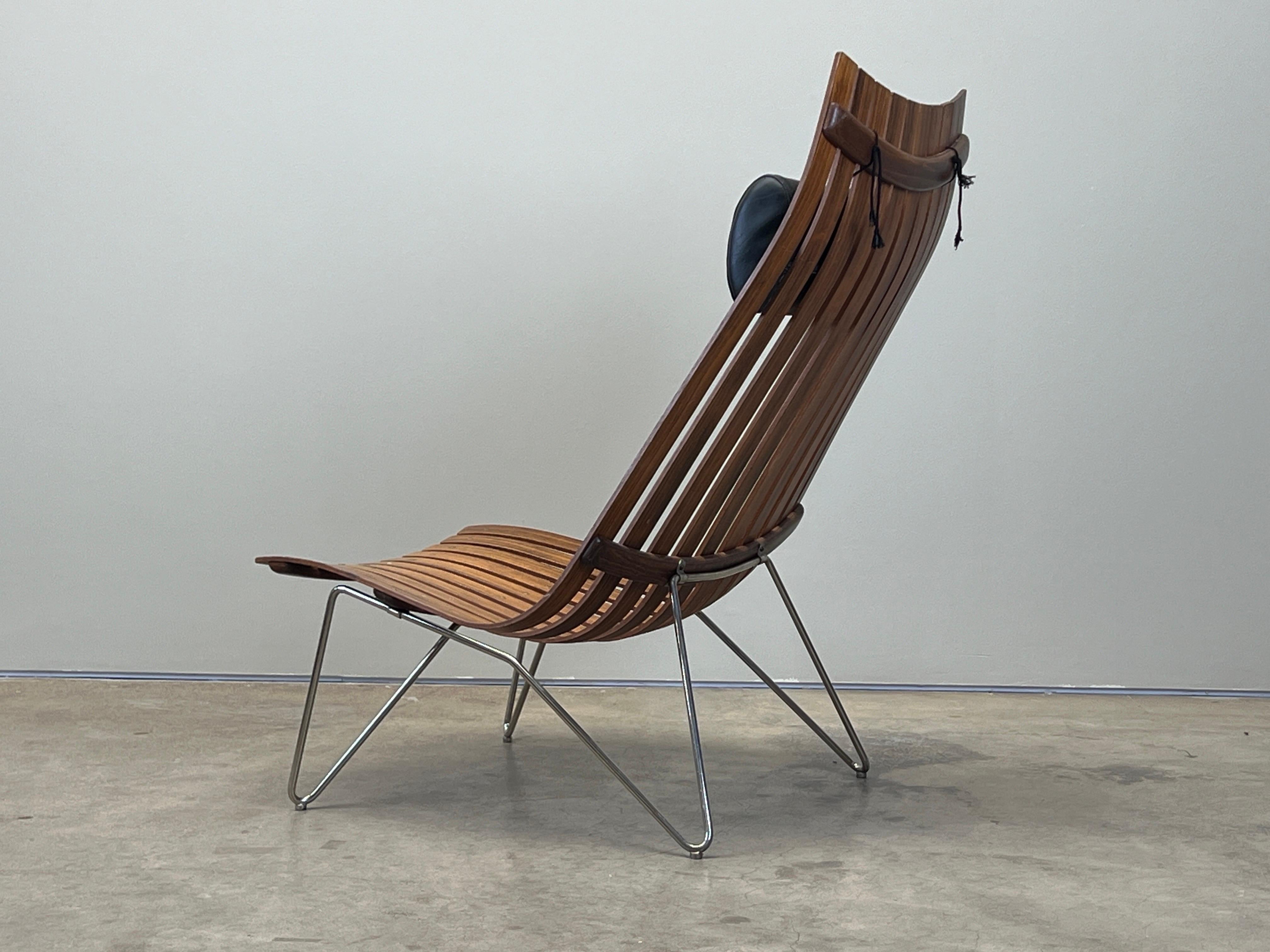 Rosewood Lounge Chair by Hans Brattrud For Sale 6