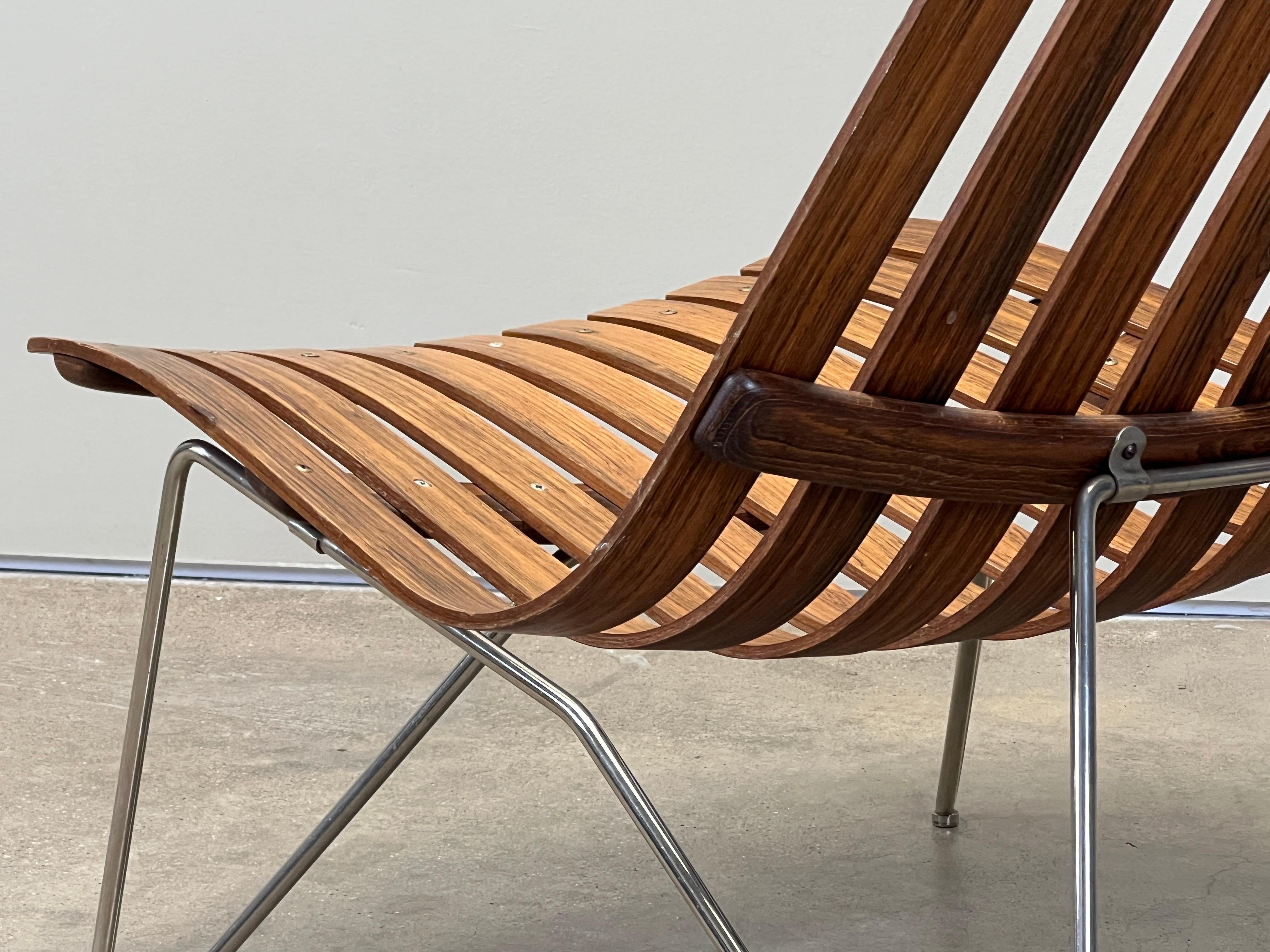 Rosewood Lounge Chair by Hans Brattrud For Sale 12