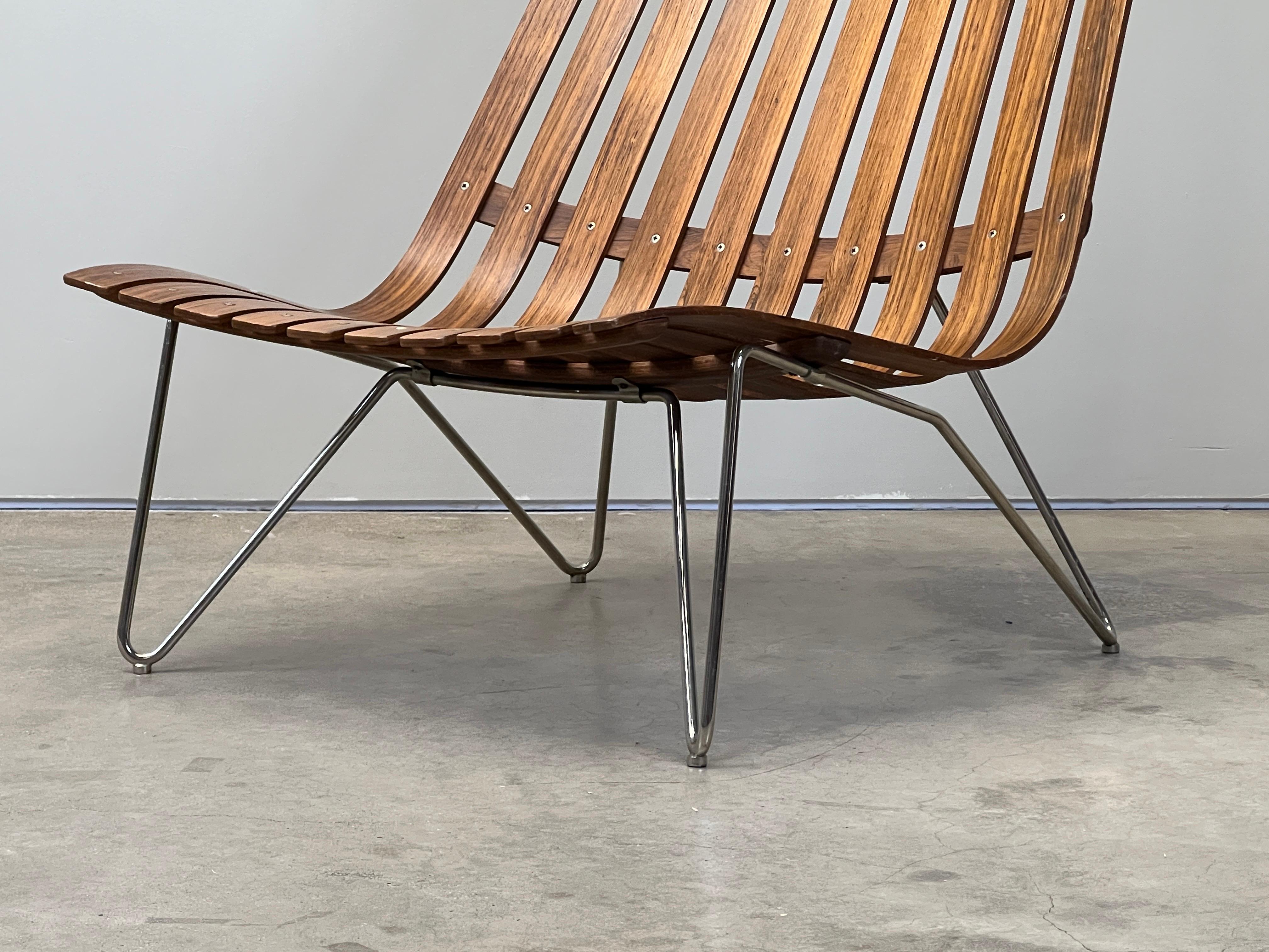 Rosewood Lounge Chair by Hans Brattrud In Good Condition For Sale In Dallas, TX