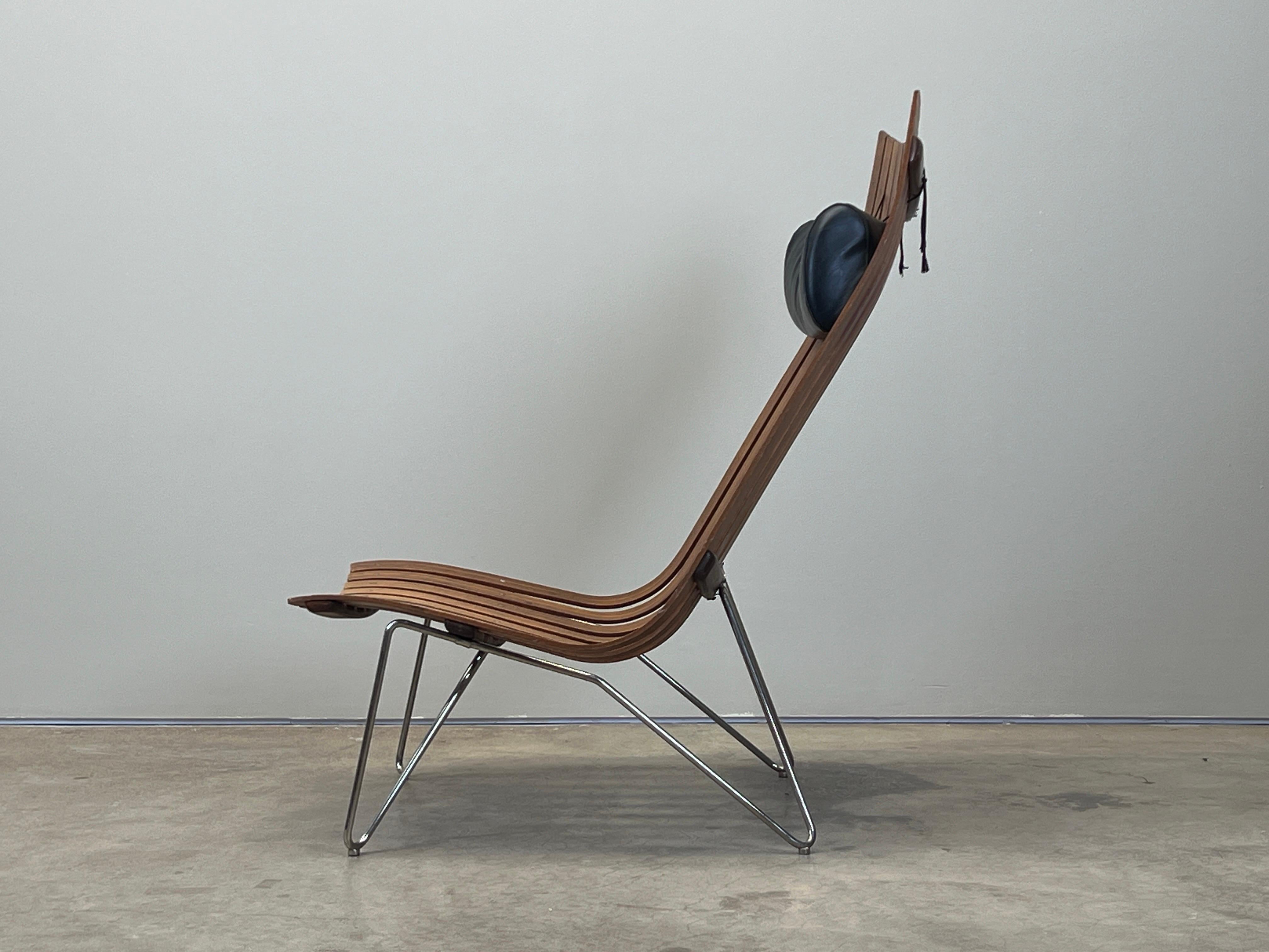 Rosewood Lounge Chair by Hans Brattrud For Sale 4