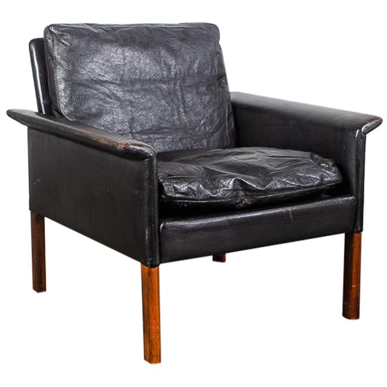 Rosewood Lounge Chair by Hans Olsen for CS Møbler For Sale