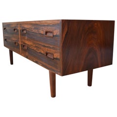 Rosewood 'Low-Boy' Double Chest by Poul Hundevad, 1960s