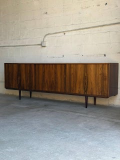 Rosewood Low Credenza Sideboard Ladoga by Erik Wortz Sweden MCM 1960s
