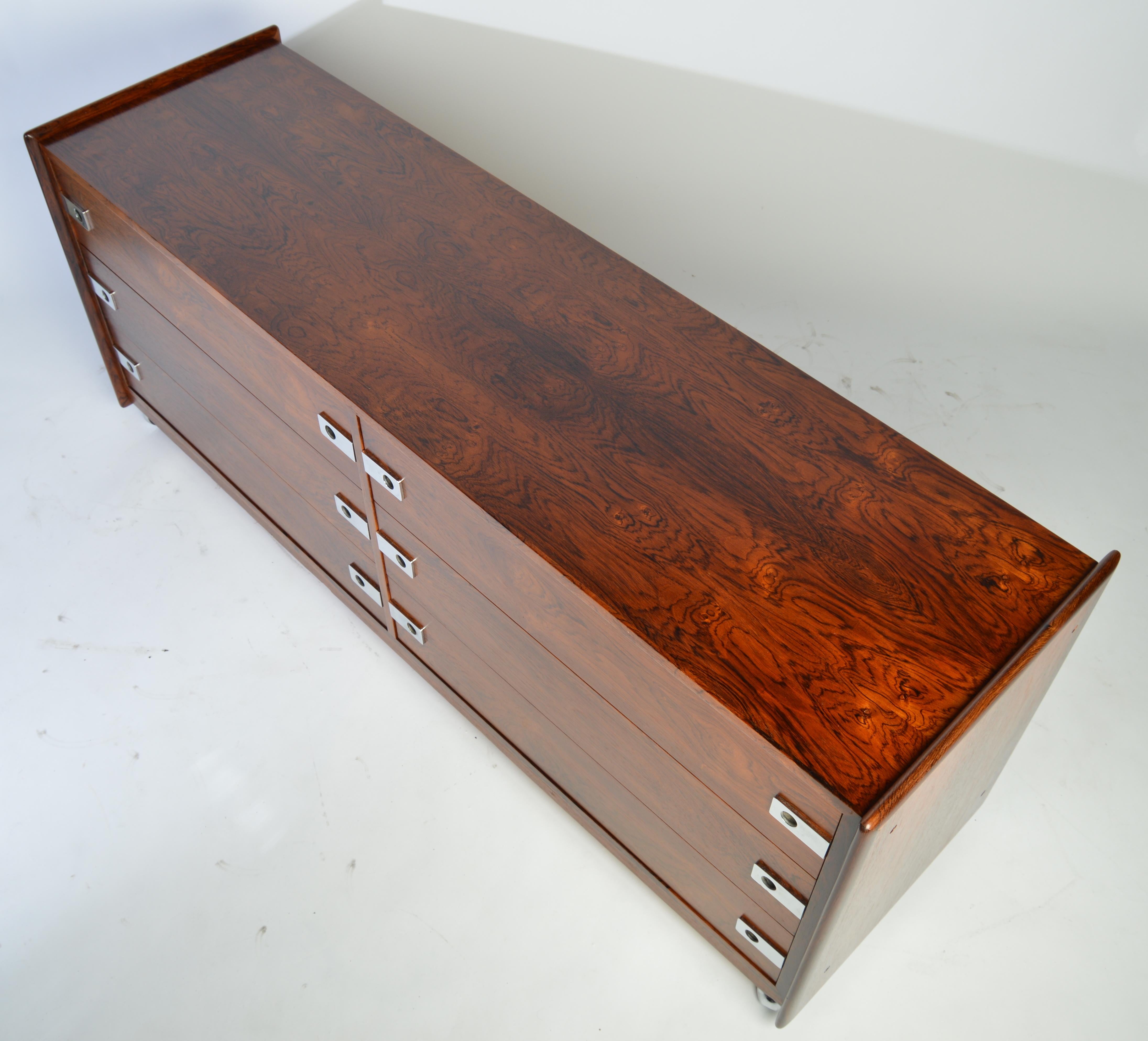 Scandinavian Modern Rosewood Low Dresser after Arne Vodder by Inter-Continental Designs Ltd-Canada