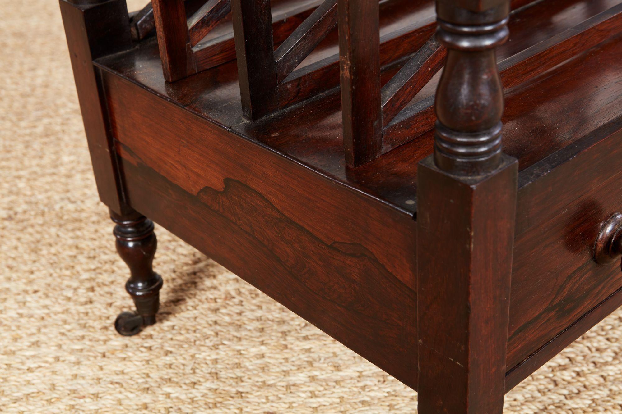Rosewood Magazine Rack For Sale 7