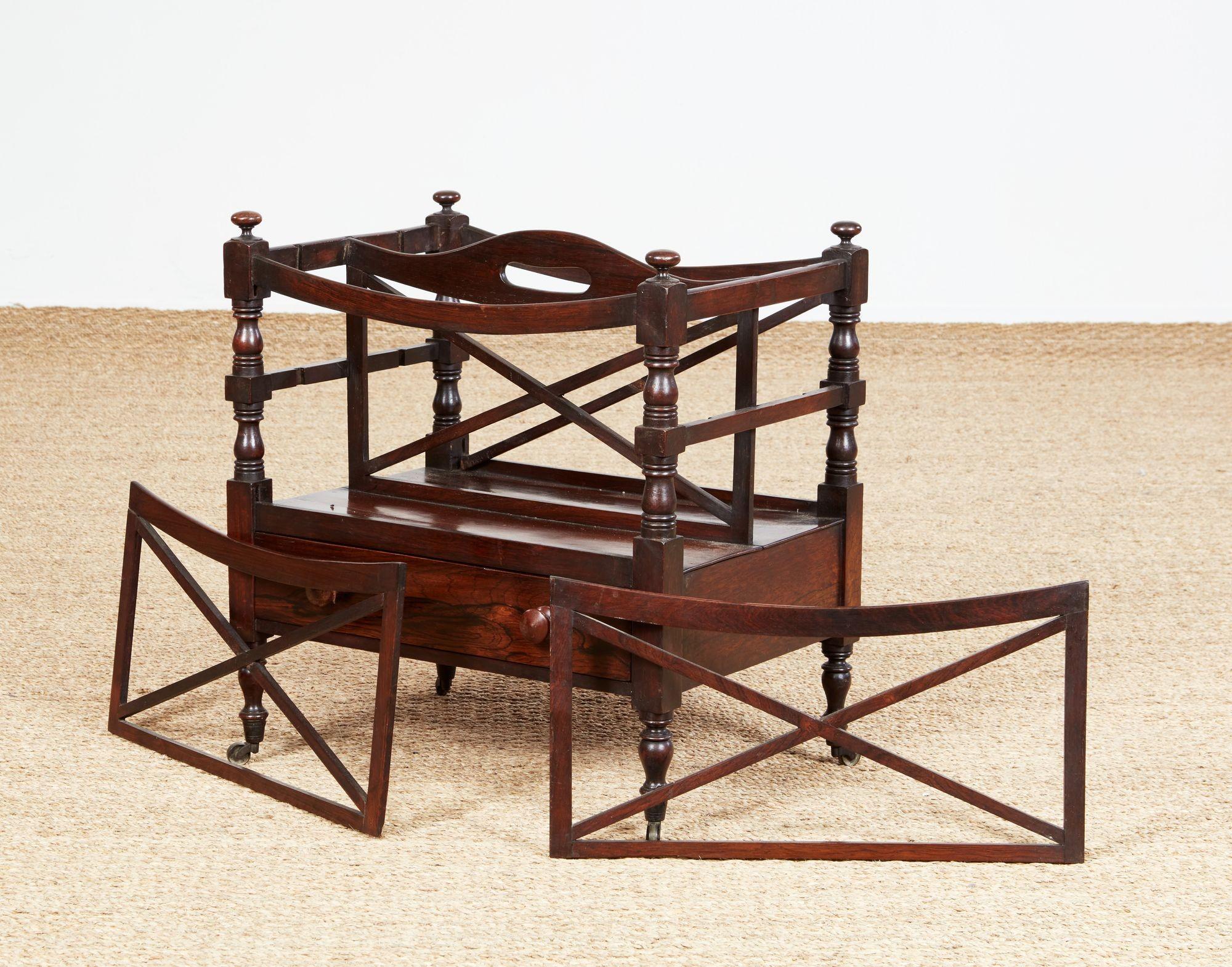 Rosewood Magazine Rack For Sale 1