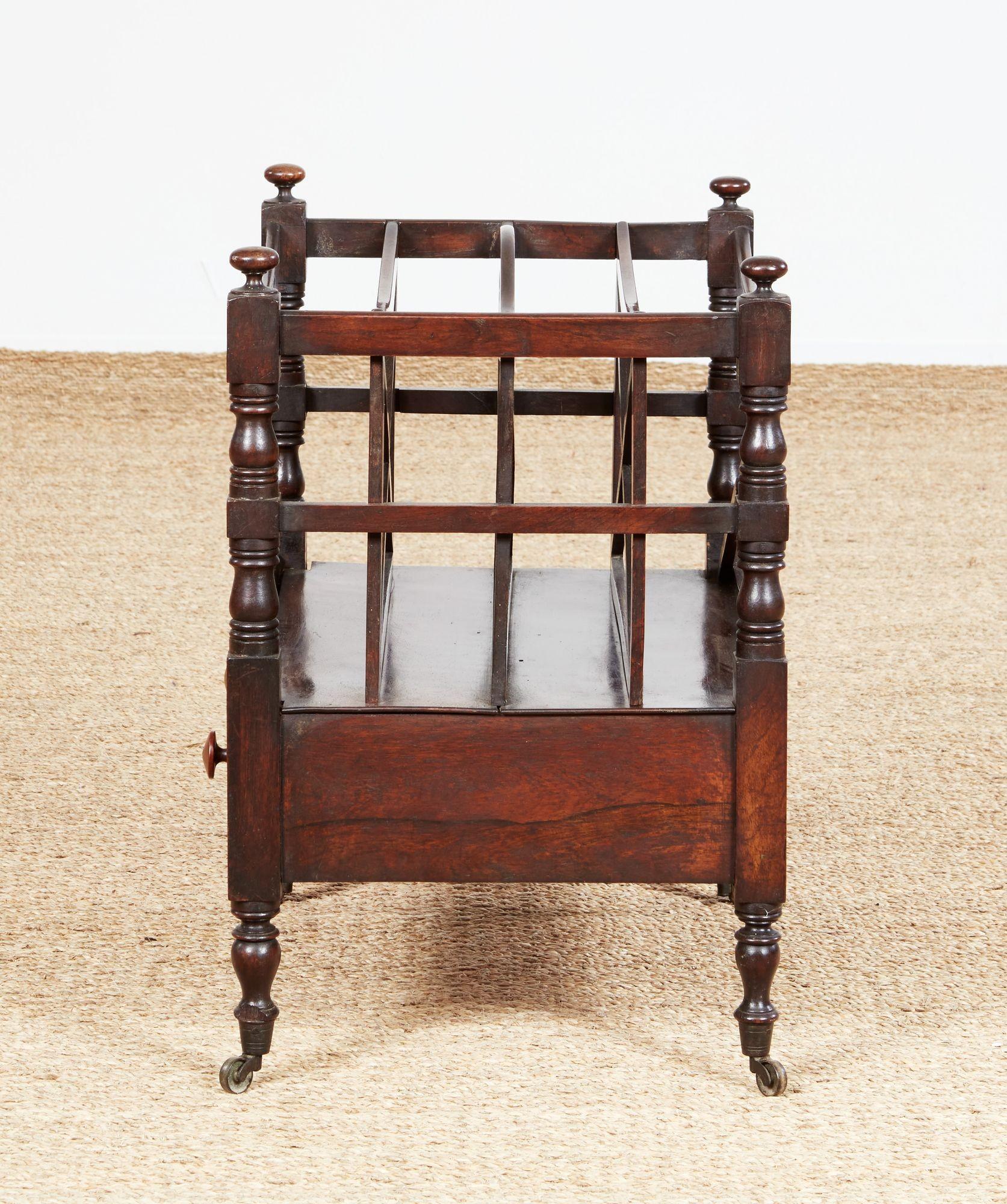 Rosewood Magazine Rack For Sale 3