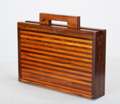 Rosewood Marquetry Backgammon Set by Don Shoemaker