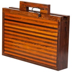 Rosewood Marquetry Backgammon Set by Don Shoemaker