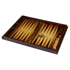 Rosewood Marquetry Backgammon Set by Don Shoemaker