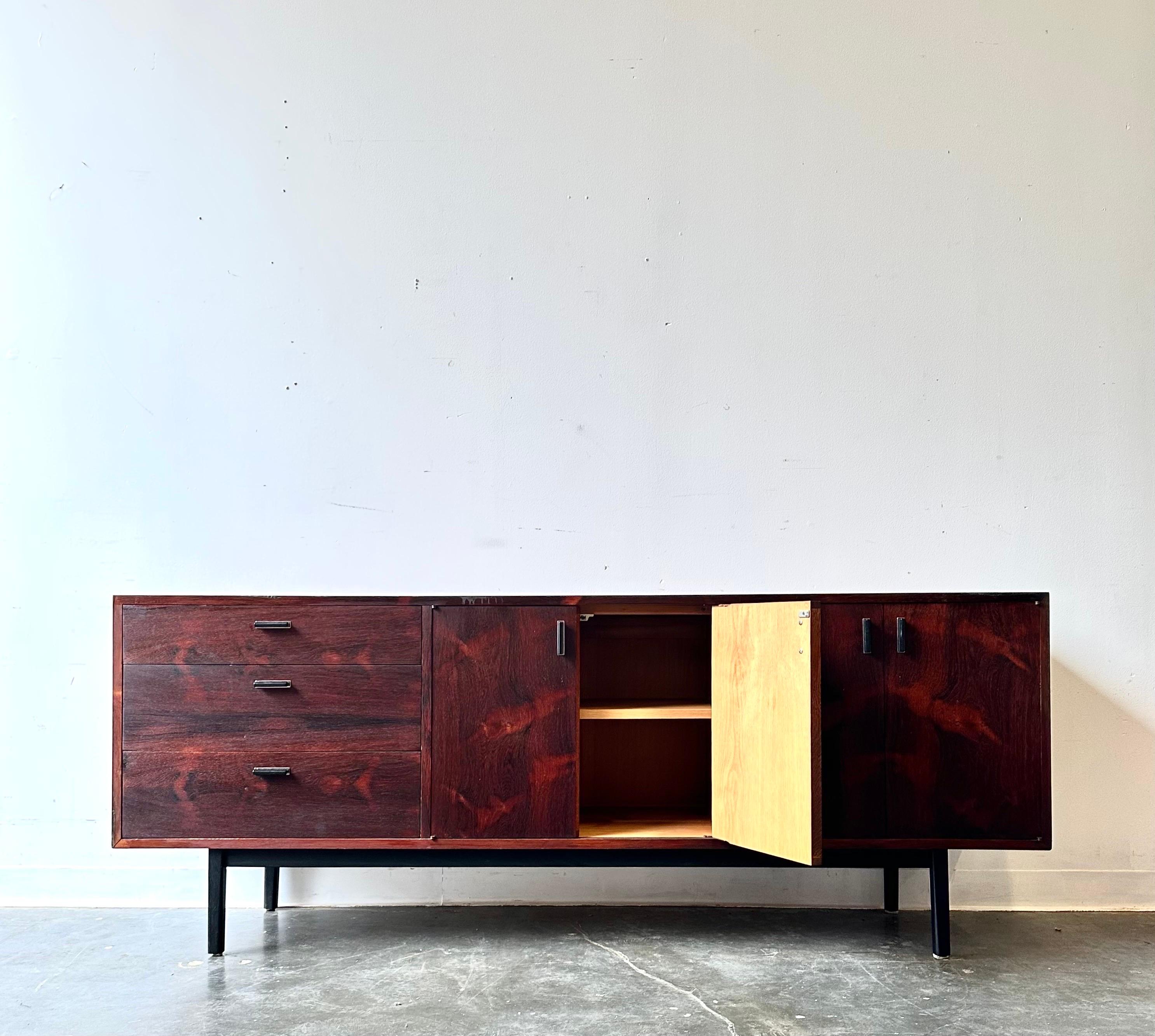 Mid-Century Modern Rosewood MCM Credenza by Jack Cartwright for Founders