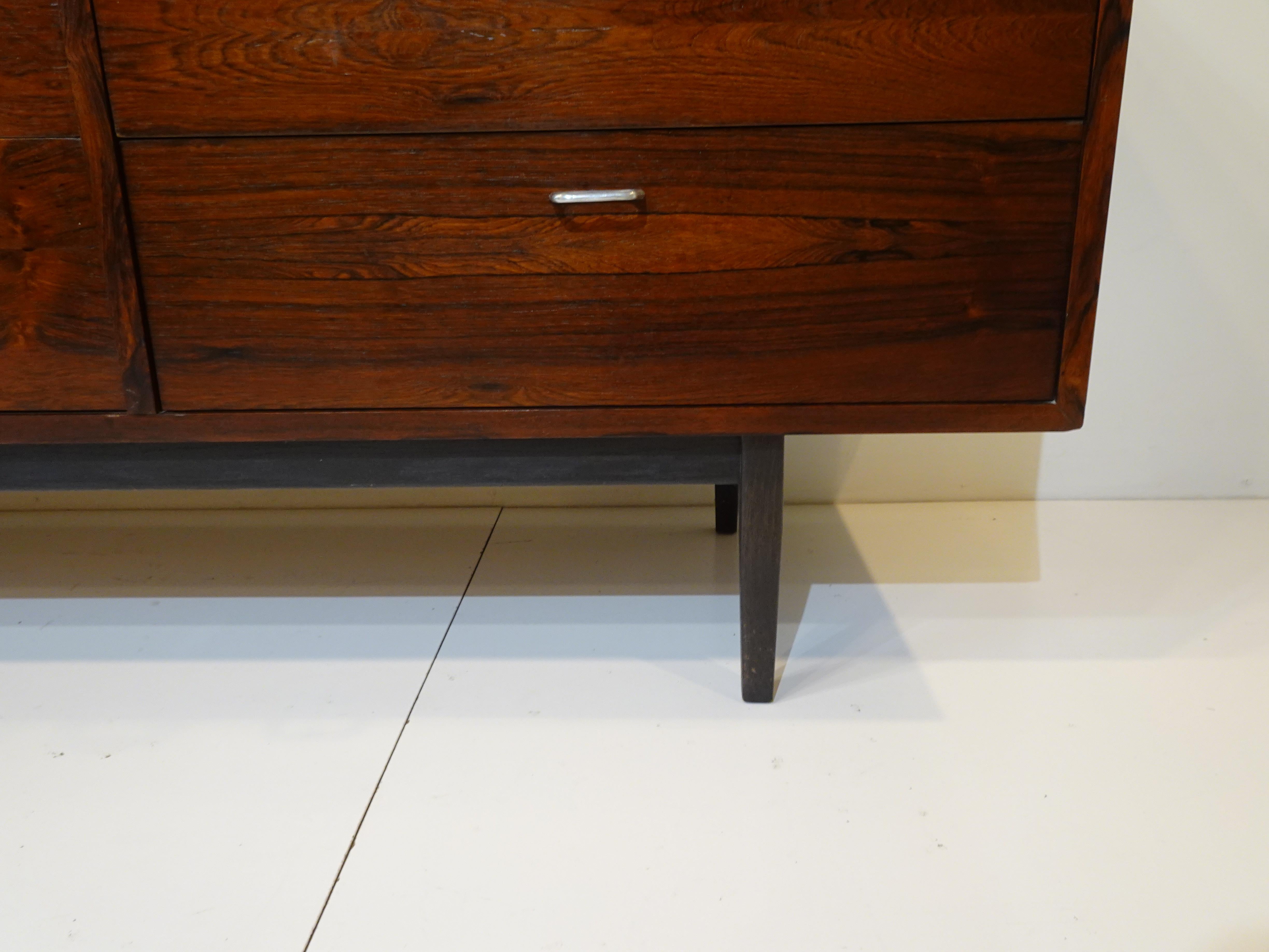 Rosewood Mid Century Dresser by Jack Cartwright for Founders 6