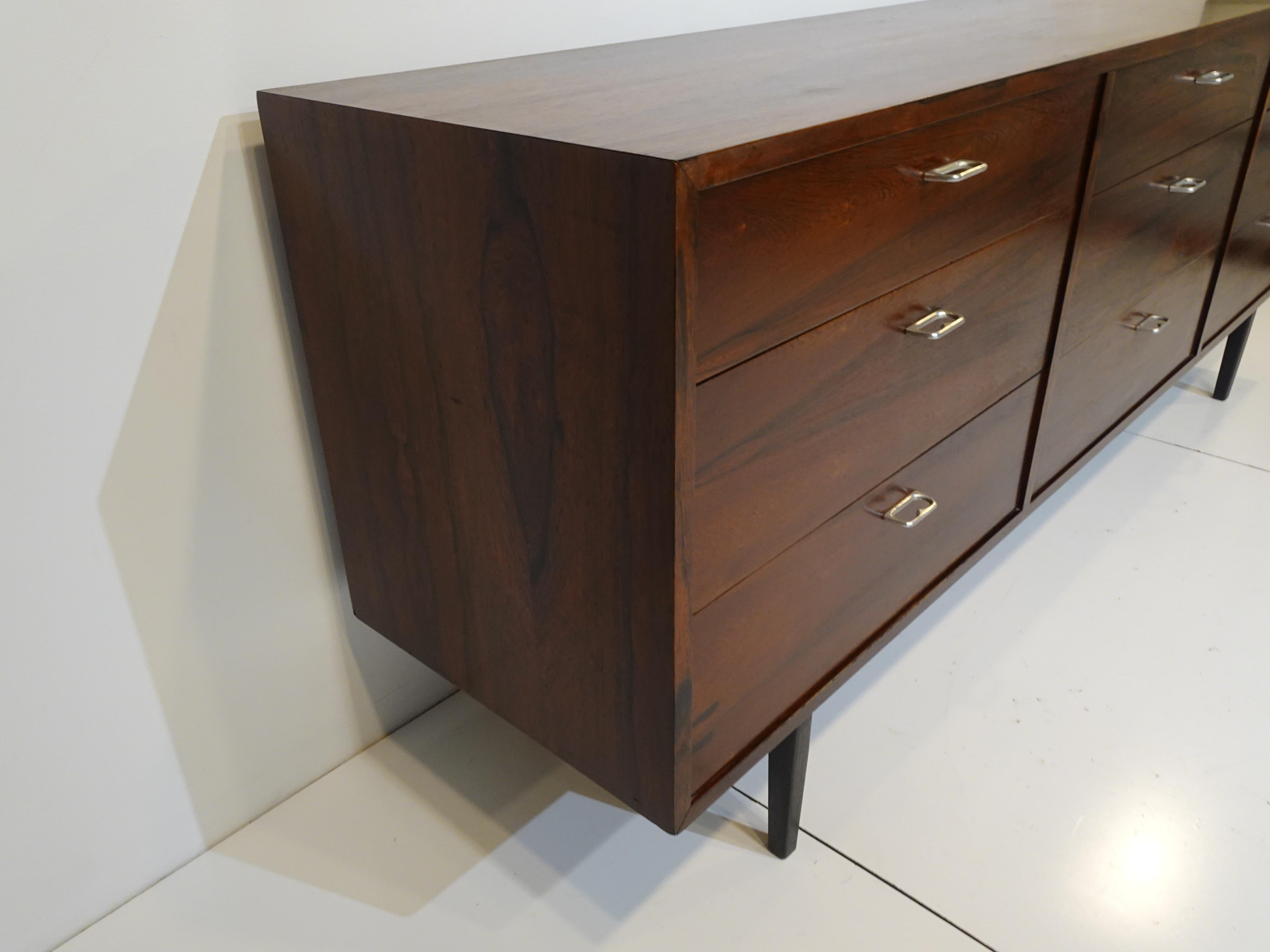American Rosewood Mid Century Dresser by Jack Cartwright for Founders