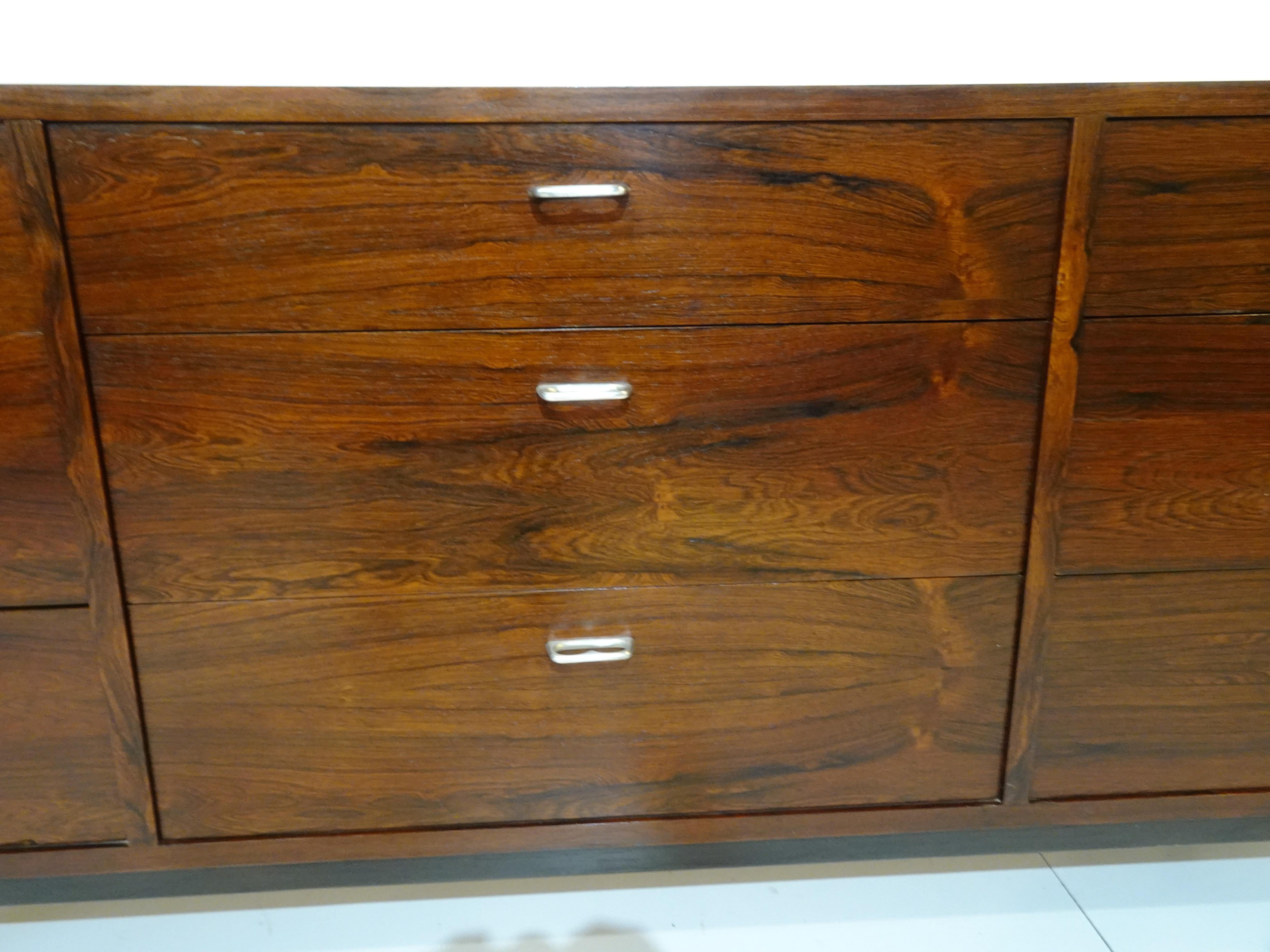 Rosewood Mid Century Dresser by Jack Cartwright for Founders 1