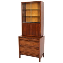 Mueble bar moderno de mediados de siglo en palisandro, años 60
