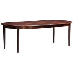 Rosewood Mid-Century Modern Danish Dining Table