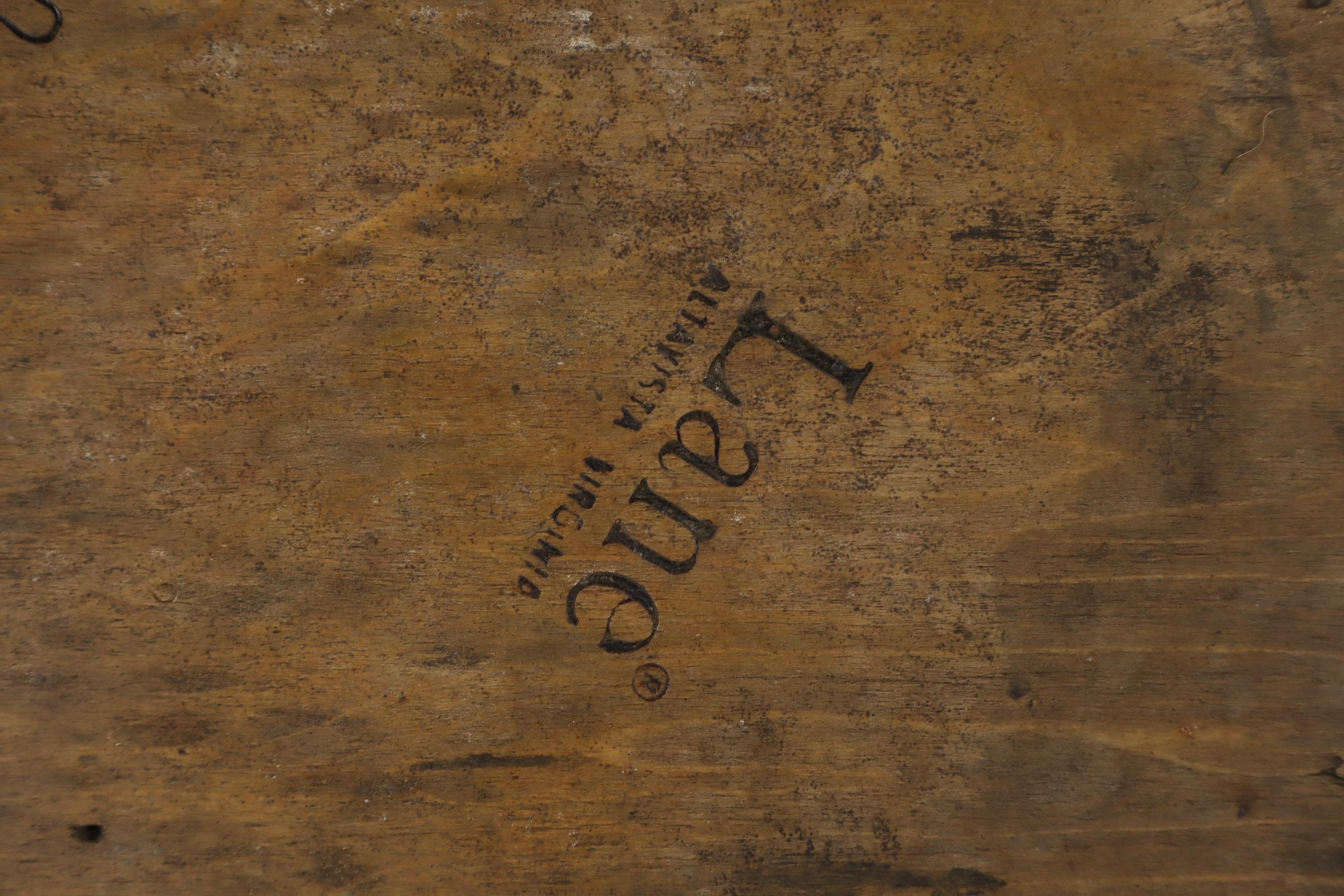 Rosewood Mid-Century Modern Rounded Triangle Shape Side End Table Stand Pedestal 3