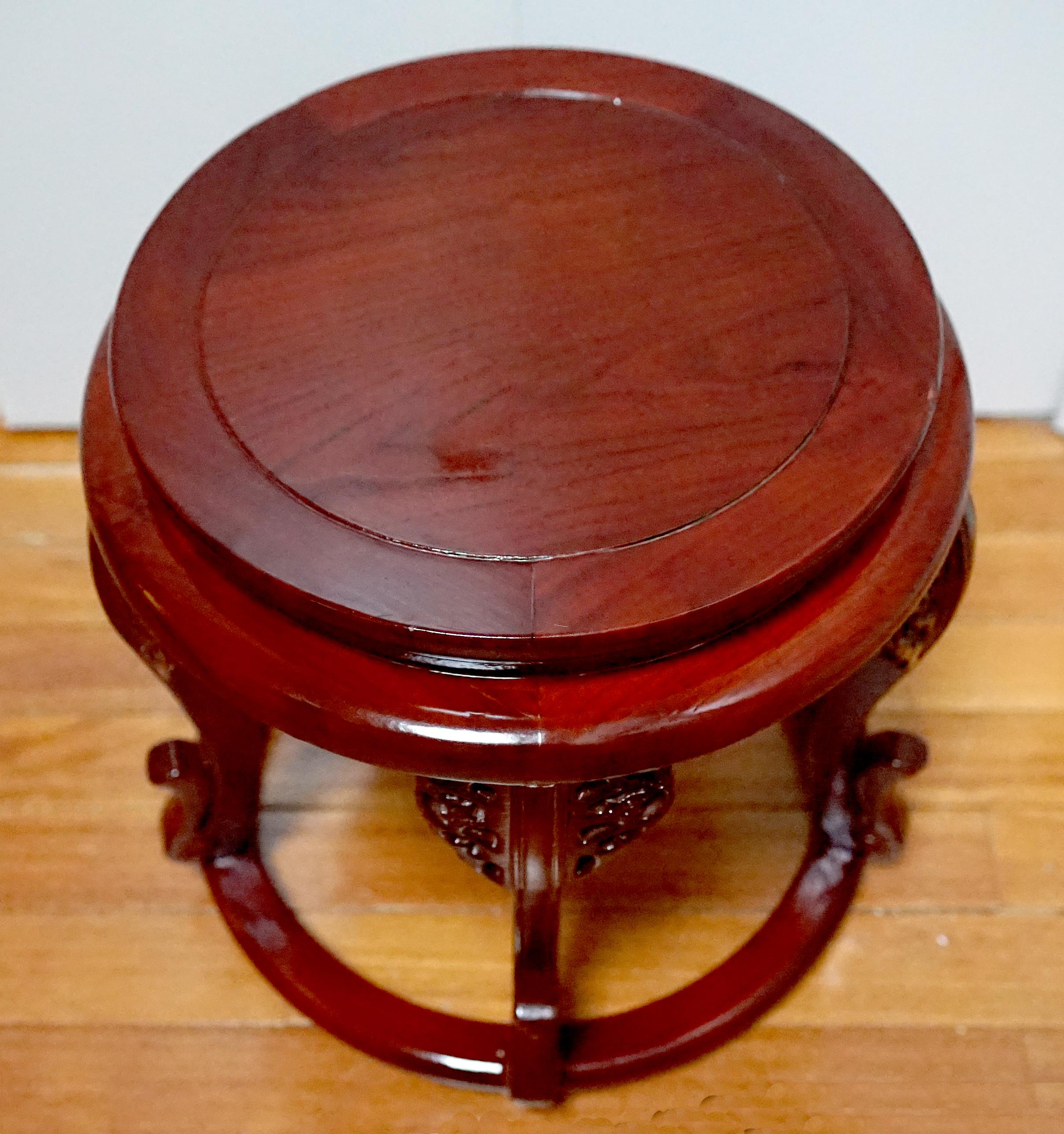 Rosewood Mid Century Round Occasional Table  For Sale 4