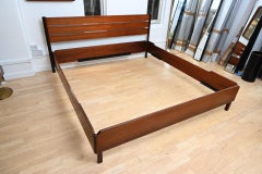 Rosewood Midcentury Bed by Poggi, circa 1960