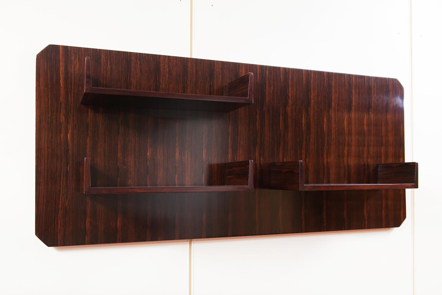 Mid-Century Modern Rosewood Midcentury Rosewood Shelf