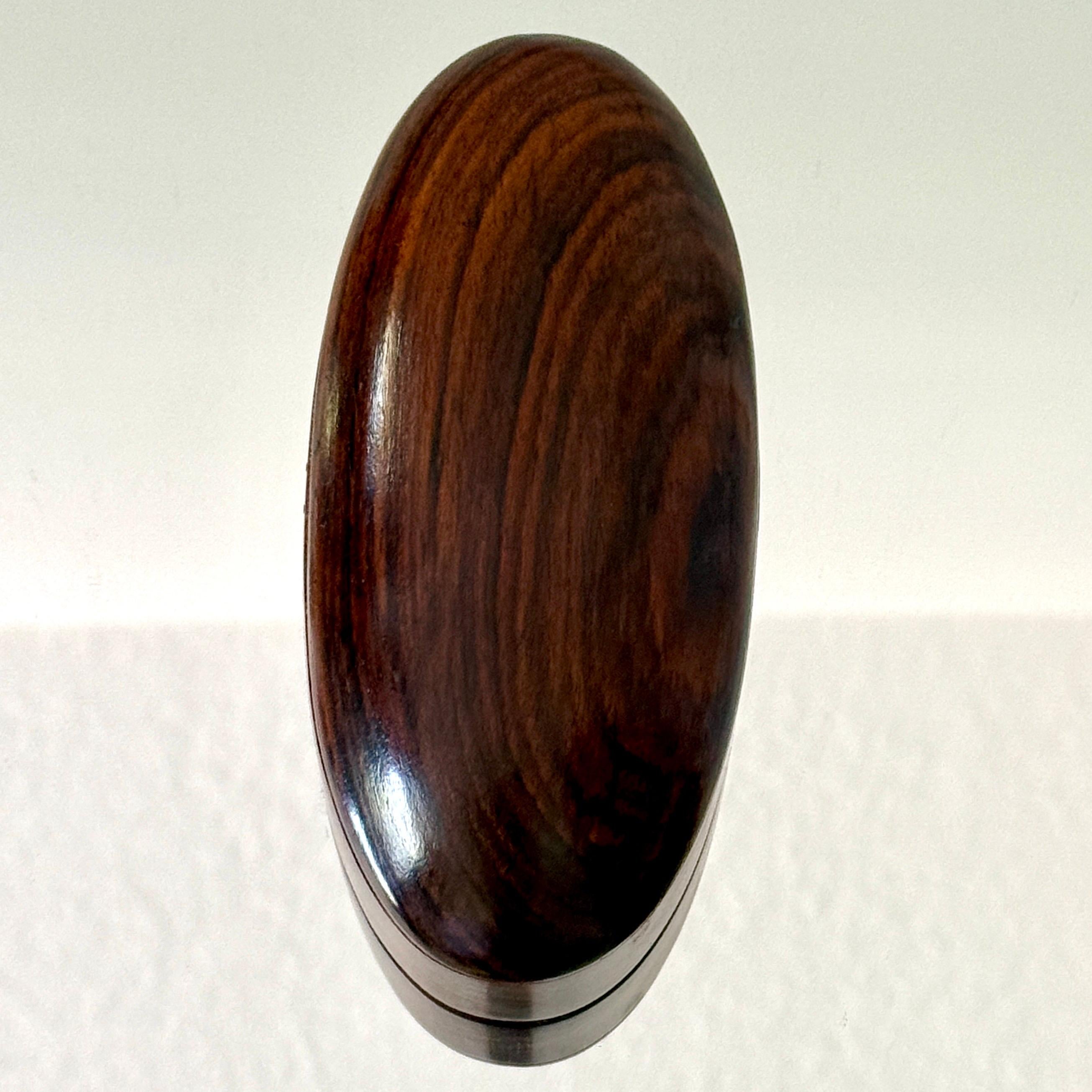 Rosewood Minimalist Trinket Box In Good Condition For Sale In Fort Lauderdale, FL
