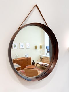 Rosewood Mirror Uno & Östen Kristiansson für Luxus Sweden, skandinavisches Design der 1960er Jahre